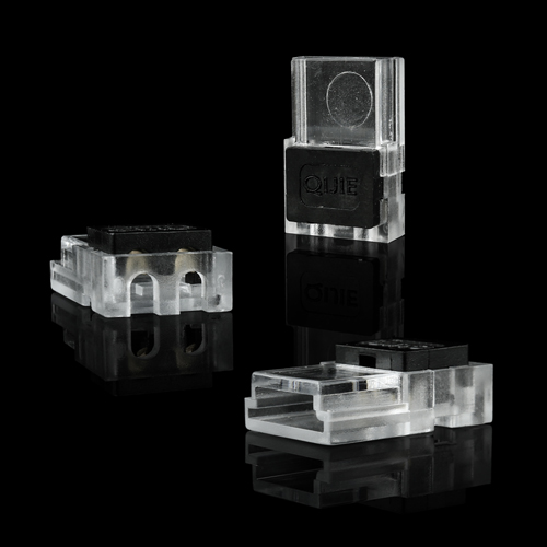 Коннектор для світлодіодних стрічок OEM SC-26-SW-8-2 8 мм, 2 pin, (провод-лента), invisible style