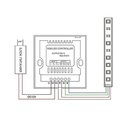 Контролер RGB OEM 12A-Touch white вбудований