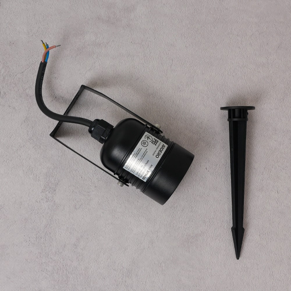 Ґрунтовий світильник Ardero SP1400 під лампу чорний