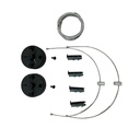 Лінійний LED світильник LN-5-68-12015-5-В 68W 5000К 1200mm чорный з підвісом