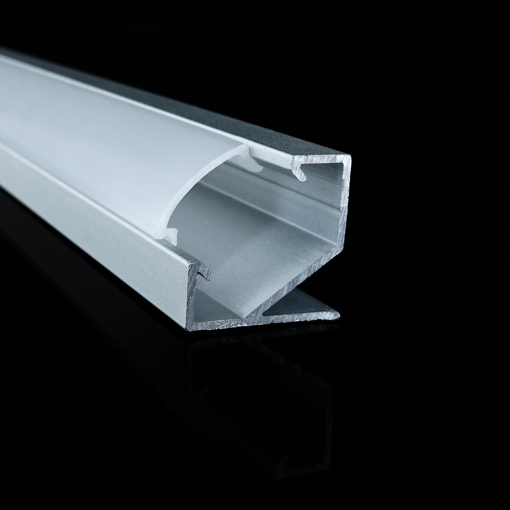 Профiль алюмінієвий BIOM кутовий ЛПУ17 17х17анодований (палка 2м), м