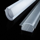 Профіль алюмінієвий BIOM врізний ЛПВ7 7х16, неанодований (палка 2м), м