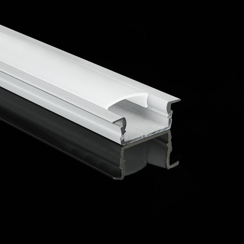 Профіль алюмінієвий BIOM врізний ЛПВ7W 7х16, білий (палка 2м), м