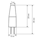 Свiтлодiодна лампа Biom G4 3.5W 1507 3000K AC220