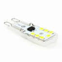 Свiтлодiодна лампа Biom G9 3W 2835 PC 3000K AC220