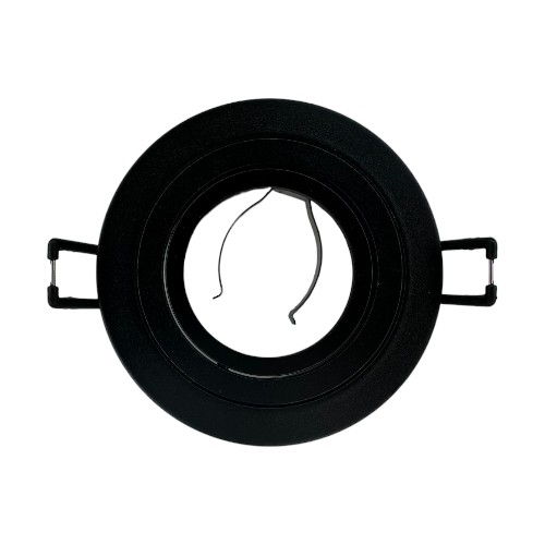 Світильник BIOM SP-02R-B-AL врізний для лампи MR16 чорний