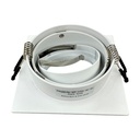 Світильник BIOM SP-03S-W-AL врізний для лампи MR16 білий