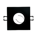 Світильник BIOM SP-04S-B-AL врізний для лампи MR16 квадратний чорний