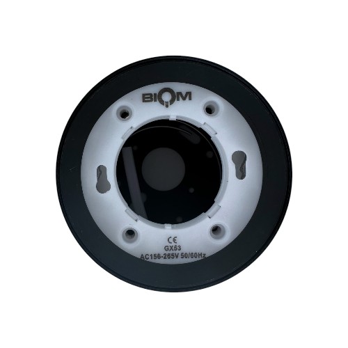 Світильник BIOM SP-G06R-B-AL накладний для лампи GX53 чорний