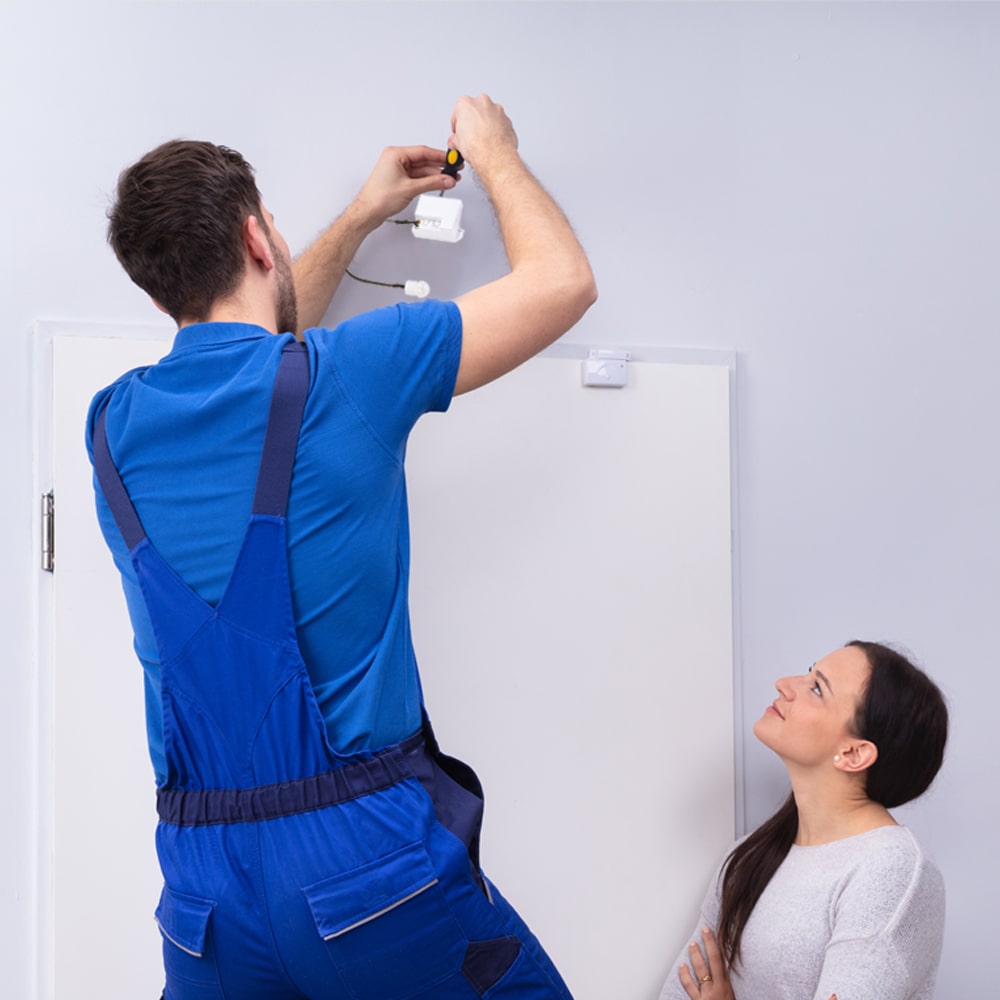 Датчик руху Ardero SEN55 800Вт 360° IP65 білий