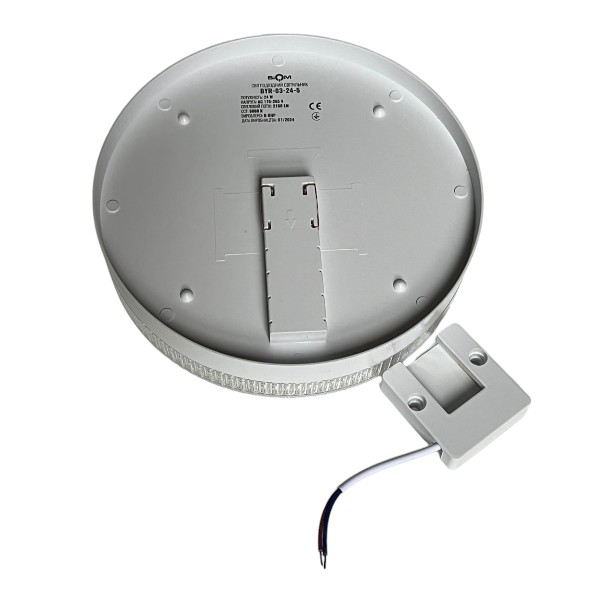 Світильник світлодіодний Biom BYR-03-24-5 24w круглий 5000К