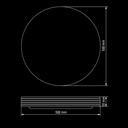 Світильник світлодіодний Biom DEL-R04-42 4500K 42Вт без д/у