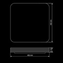 Світильник світлодіодний Biom DEL-S01-36 4500K 36Вт без д/у