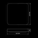 Світильник світлодіодний Biom DEL-S21-24-4 DIY 4500K 24Вт без д/к