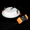 Світильник світлодіодний Biom DF-12W 12Вт білий круглий 5000К