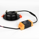 Світильник світлодіодний Biom DF-6B 6Вт чорный круглий 5000К