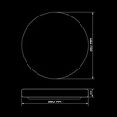 Світильник світлодіодний Biom DL-R102-36-5 6200K 36Вт без д/у