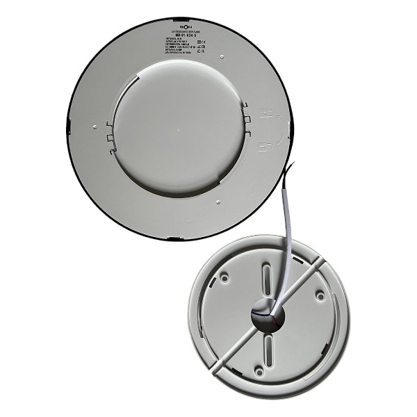 Світильник світлодіодний Biom MD-01-R24-5 24w круглий 5000К чорний