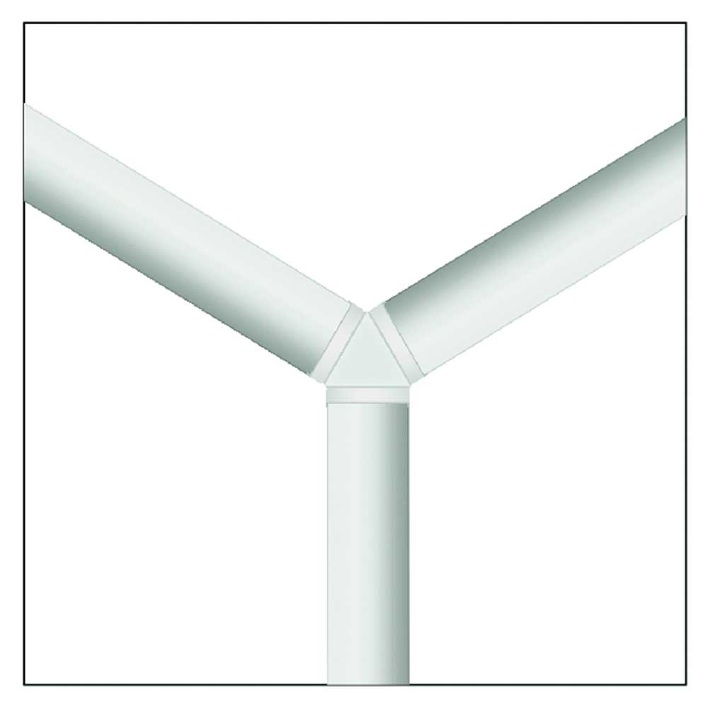 З'єднувач-трикутник AL4021 3W 4000K чорний для світильників AL4020 36W та 48W