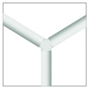 З'єднувач-трикутник AL4021 3W 4000K чорний для світильників AL4020 36W та 48W