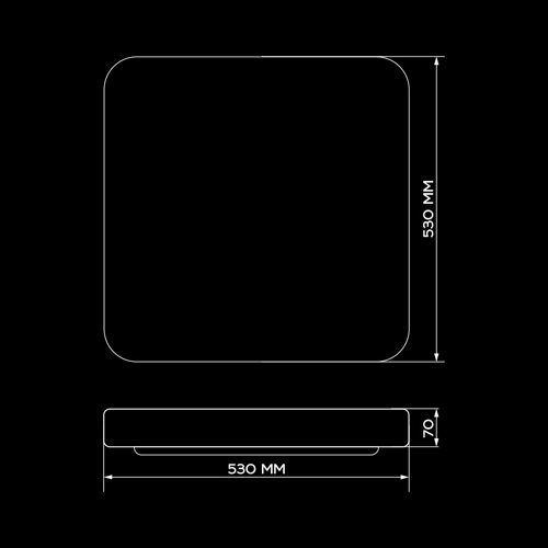 Світильник світлодіодний Biom SMART SML-S21-90/2-DIY 3000-6000K 90Вт с д/у