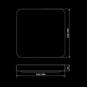 Світильник світлодіодний Biom SMART SML-S21-90/2-DIY 3000-6000K 90Вт с д/у