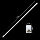 Світильник світлодіодний Biom T5-121860-S 18Вт 6000K AC220 пластик з кнопкою