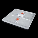 Світильник світлодіодний Biom СL-S24W-5/2 NEW 24Вт квадратний 5000К