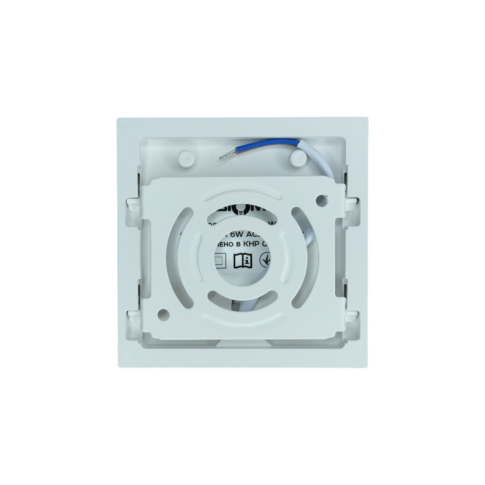 Світильник світлодіодний NL-1-S6-W-5 6Вт квадратний 5000К білий