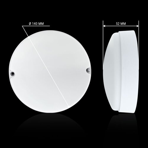 Світильник світлодіодний ЖКХ Biom MPL-R9-6 9Вт 6000К, коло