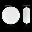 Світильник світлодіодний ЖКХ Biom SMPL-R15-6 15Вт 6000К, коло, sensor