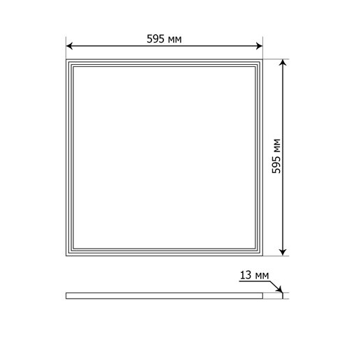 Світлодиіодна панель JL 600*600 36W JL-36-PL-2P-CW 6000K