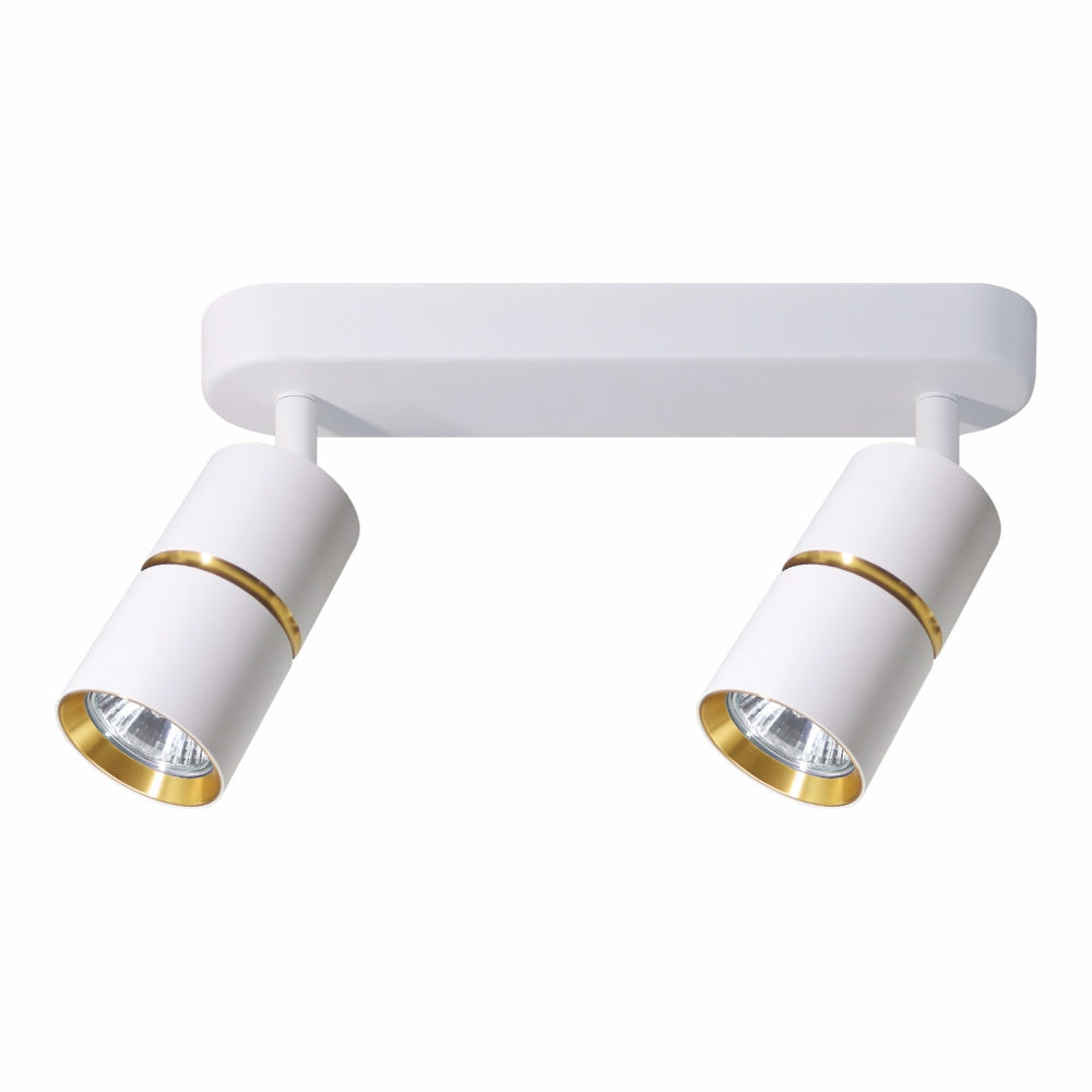 Накладний поворотний світильник Ardero ML312-2 BAMBOO під лампу білий золото