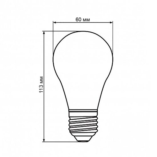 Світлодіодна лампа Biom BT-532 A60 12W E27 4500К switch dimmable матова