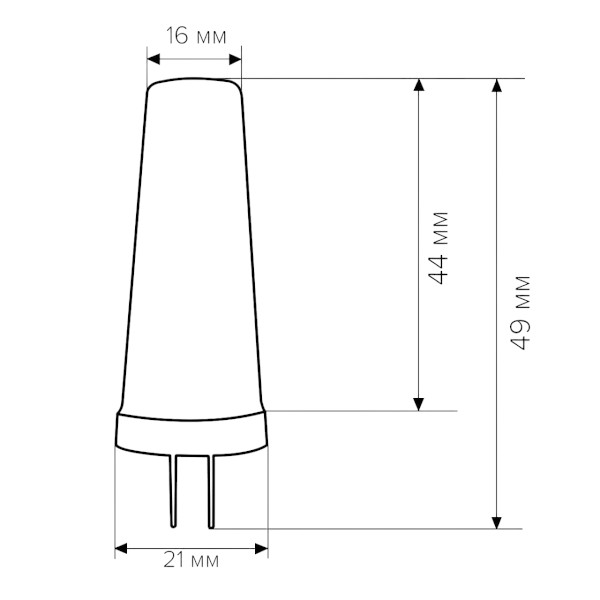 Світлодіодна лампа Biom G4-5W-2508-4500K AC220