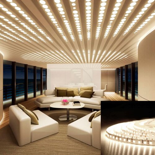 Світлодіодна стрічка BIOM Professional BPS-G3-12-2835-120-NW-20 нейтральний білий, негерметична, 1м