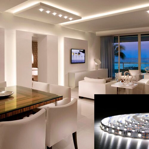 Світлодіодна стрічка BIOM Professional BPS-G3-12-5050-60-CW-20 білий, негерметична, 1м