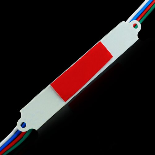 Світлодіодний модуль BRT 5050-3 led W 0.72W RGB, 12В, IP65 silicone