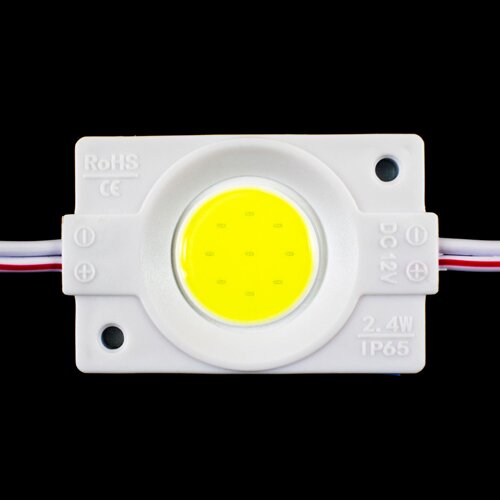 Світлодіодний модуль BRT COB 2.4W круглий 6500K, 12В, IP65 білий
