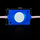 Світлодіодний модуль BRT COB 2.4W круглий BLUE, 12В, IP65 синій