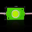 Світлодіодний модуль BRT COB 2.4W круглий GREEN, 12В, IP65 зелений