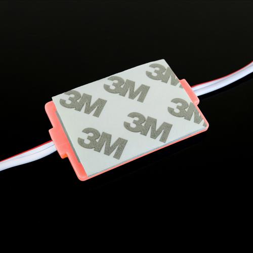 Світлодіодний модуль BRT COB 2.4W круглий PINK, 12В, IP65 рожевий