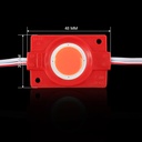 Світлодіодний модуль BRT COB 2.4W круглий RED, 12В, IP65 червоний