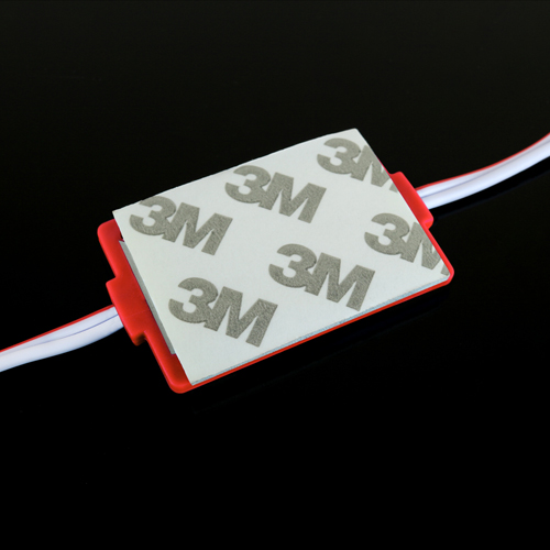 Світлодіодний модуль BRT COB 2.4W круглий RED, 12В, IP65 червоний