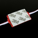 Світлодіодний модуль BRT COB 2.4W круглий RED, 12В, IP65 червоний