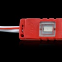 Світлодіодний модуль BRT M2 5630-3 led R 1,2W, 12В, IP65 червоний закритий з лінзою