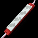 Світлодіодний модуль BRT M2 5630-3 led R 1,2W, 12В, IP65 червоний закритий з лінзою