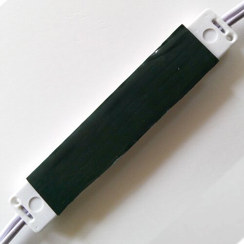 Світлодіодний модуль BRT M2 5630-3 led WW 1,5W 3000K, 12В, IP65 теплий білий закритий з лінзою