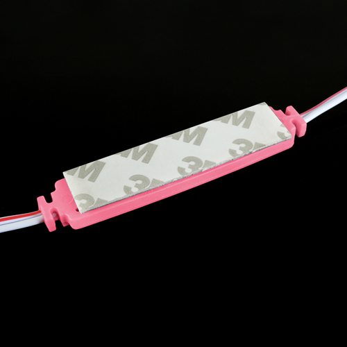 Світлодіодний модуль BRT XG194 5630-3 led W 1,5W PINK, 12В, IP65 рожевий з лінзою полусфера