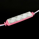 Світлодіодний модуль BRT XG194 5630-3 led W 1,5W PINK, 12В, IP65 рожевий з лінзою полусфера